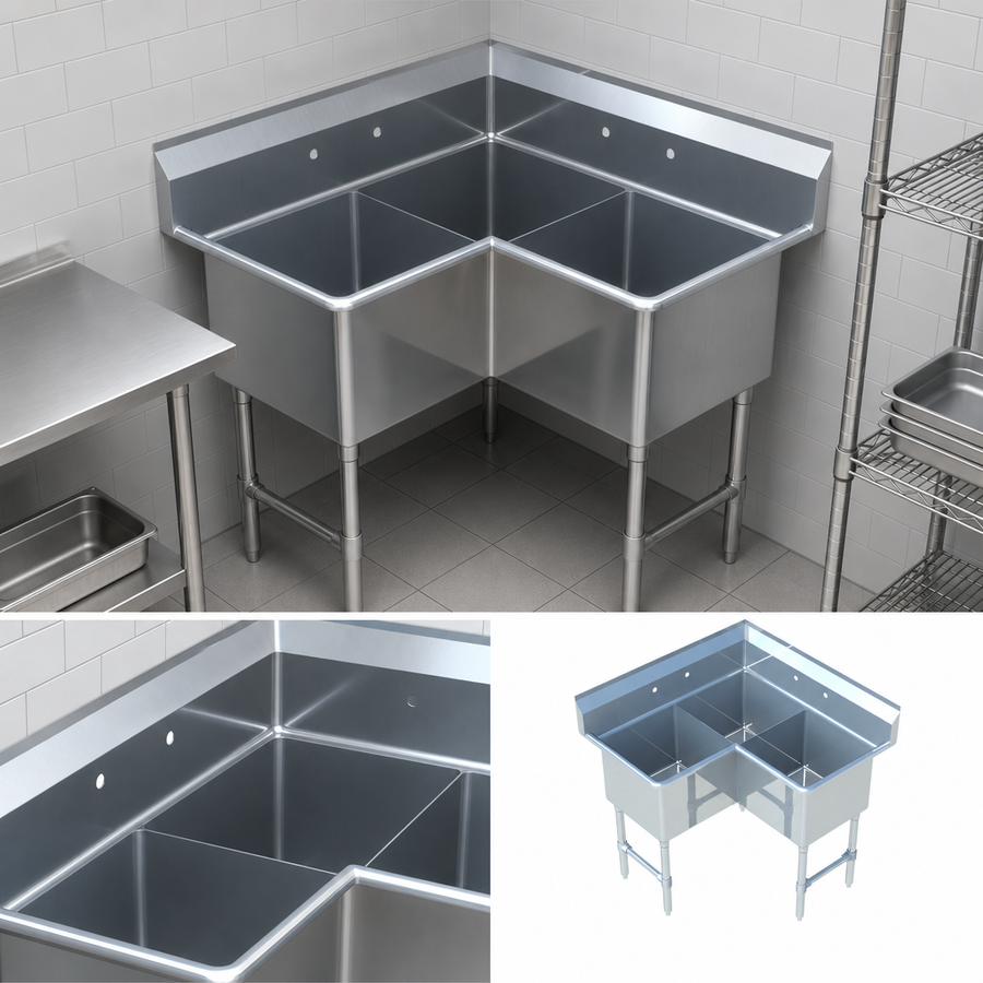 Corner Sink Layout