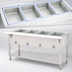 Thumbnail image #3 for Aerohot E304 4-Well Electric Hot Food Station with Open Shelf Base and Carving Board