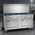 Thumbnail image #3 for Southbend Ultimate 72-Inch Commercial Gas Range with 6 Open Burners, 36-Inch Griddle, and 2 Convection Ovens
