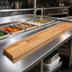 Thumbnail image #3 for John Boos 120 Inch x 12 Inch x 1-3/4 Inch Edge Grain Northern Hard Rock Maple Steam Table Cutting Board
