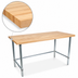 Thumbnail image #3 for John Boos 48 In. x 24 In. Wood Top Work Table with 1-3/4 In. Thick Maple Top