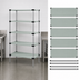 Thumbnail image #3 for Quantum 60-Inch W x 18-Inch D x 74-Inch H 5-Shelf Solid Stainless Steel Shelving Starter Kit