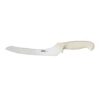 Thumbnail image #1 for CAC China Klinge® KSBR-91 9-Inch Offset Bread Knife, Stamped High-Carbon Steel, White Handle Case of 36