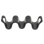 Thumbnail image #2 for TableCraft Products 10278BK Melamine Taco Holder, Black, Holds 2-3 Tacos, 7 x 2-1/4 x 1-5/8 in Case of 12