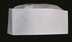Thumbnail image #2 for Disco Disposable White Low-Profile Tissue Overseas Cap with Adjustable Headband