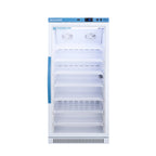 Thumbnail image #1 for Summit Commercial Accucold® ARG8PV Medical Reach-In Refrigerator, 8 cu. ft., One-Section, Reversible Glass Door, White