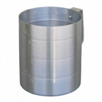 Thumbnail image #1 for Libertyware MEA02D Aluminum Dry Measuring Cup, 8-Cup (2-Quart), Graduated Case of 24