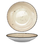 Thumbnail image #1 for International Tableware Rotana RT-110-WH Pasta Bowl, 46 oz, 10" Round, Wheat Ceramic 1 Dozen