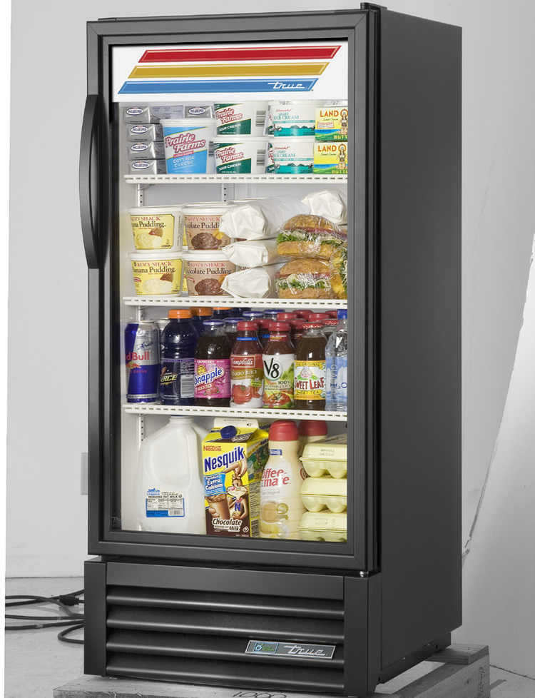 Product image #5 for True GDM-10-HC~TSL01 1-Section Glass Door Merchandiser Refrigerator with Low-E Hinged Glass Door