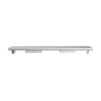 Thumbnail image #1 for Winholt Equipment SSPT-2472 Pass-Thru Shelf, Single, 72"W x 24"D, Stainless Steel, with Cantilever Brackets