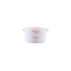 Thumbnail image #1 for CAC China FS2P-2T 2 qt Round Polypropylene Food Storage Container, Translucent Case of 24