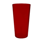 Thumbnail image #1 for G.E.T. 6620-1-R . . Plastic Tumbler, 20 oz, Red, Textured SAN Dozen Case of 6 Dozen