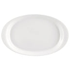 Thumbnail image #1 for CAC China RCN Specialty Items RCN-OD81 Porcelain Oval Platter, 18-1/4" x 11-1/4", 1-3/4"H, Deep Rim Case of 6