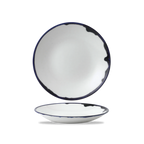 Thumbnail image #1 for Cardinal Harvest Ink By Dudson HID10 10-Inch Round Deep Coupe Plate, Vitrified Ceramic 1 Dozen