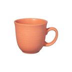 Thumbnail image #1 for Vertex China Elements E-1-R 12 oz China Coffee Cup with Handle, Desert Rose, Non-Stackable Case of 3 Dozen