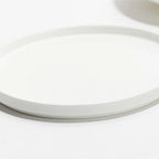 Thumbnail image #1 for Kadra Kitchenware Vikko VK-00483 8" Round White Bone China Plate Case of 12