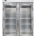 Thumbnail image #1 for Continental Refrigerator 2RENPT-GD-SD Pass-Thru Reach-In Refrigerator, 57" Wide, 2-Section, Glass Front/Solid Rear Doors