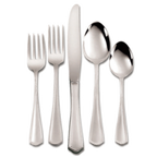 Thumbnail image #2 for 1880 Hospitality Eton by Oneida® 1305SBLF Silver-Plated Bouillon Spoon, 5-3/4-inch, Fluted Border Pack of 3 Dozen