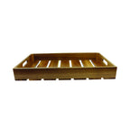 Thumbnail image #1 for TableCraft Products CRATE12 Half-Size Acacia Wood Gastro Serving/Display Crate, Fits 1/2 GN Pan Case of 8