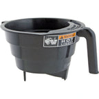 Thumbnail image #1 for AllPoints Foodservice Parts & Supplies 1901134 Coffee Maker Brew Funnel, 8-3/4 in Top Diameter, Splash Guard, Black