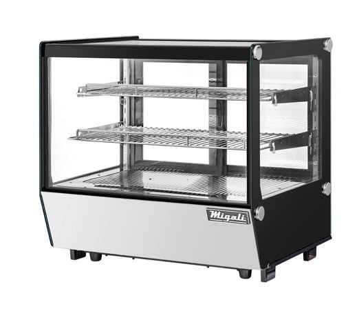Product image #6 for Migali Competitor Series 27.6-Inch Countertop Refrigerated Display Case with Sliding Rear Glass Doors, 4.2 Cu. Ft.