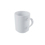 Thumbnail image #2 for Tramontina USA, Inc. 80401-028 9 oz White Porcelain Coffee Mug, Microwave & Dishwasher Safe Case of 36