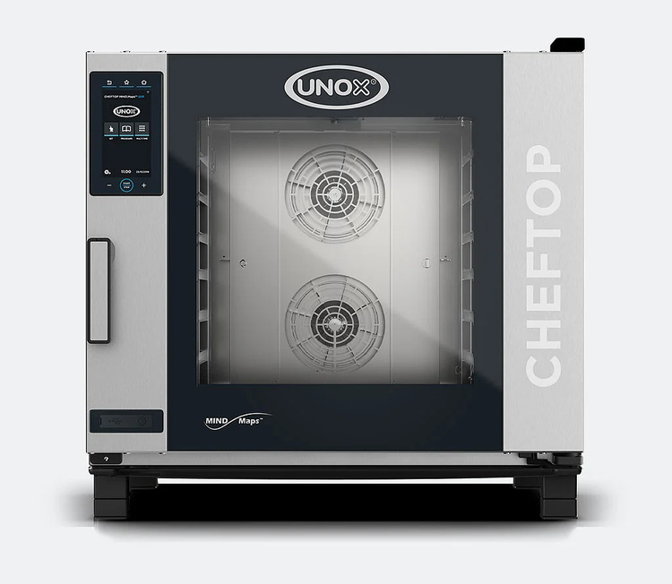 Product image #2 for UNOX CHEFTOP MIND.Maps CONVEX Full-Size Electric Convection Oven, 6-Pan Capacity, Left-to-Right Door Opening