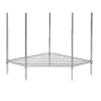 Thumbnail image #1 for Tarrison Products Ltd. TS-S52136Z 5-Sided Wire Shelf, 36"W x 21"D, 1,000 lb Capacity, Clear Epoxy Finish