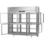 Thumbnail image #2 for Victory Refrigeration UltraSpec™ RSA-3D-S1-EW-PT-HG-HC Three-Section Pass-Through Reach-In Refrigerator, Glass Half-Height Doors, Self-Contained