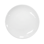 Thumbnail image #1 for Vertex China Alpine AL-C16 10-1/2" Round Porcelain Coupe Plate with Wide Rim 1 Dozen