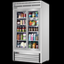 Thumbnail image #5 for Everest Refrigeration EMGR33-SS 2-Section Glass Door Merchandiser Refrigerator, 33 Cu. Ft., Sliding Doors, Stainless Steel