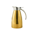 Thumbnail image #1 for Steelite International Complements 7401MM157 Vacuum-Insulated Stainless Steel Beverage Server, 0.6 L, Gold 1 Dozen
