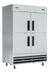 Thumbnail image #5 for KoolMore 2-Section Reach-In Freezer, 47 Cu. Ft., Bottom-Mount Self-Contained, Solid Half Doors, Stainless Steel