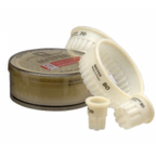 Thumbnail image #1 for Matfer Bourgeat Exoglass 150101 Fluted Round Pastry Cutter Set, 9 Sizes, 1-3/8" High