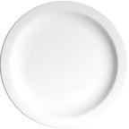 Thumbnail image #1 for Tableware Solutions USA Plain White by Granite 50CCPWD009G China Round Plate, 7-9/10" Diameter, Narrow Rim Case of 24