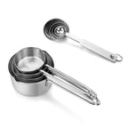 Thumbnail image #2 for New Star Foodservice Inc. 42917 Stainless Steel Measuring Spoon and Cup Set Case of 48