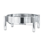 Thumbnail image #1 for Eastern Tabletop Crown 39311STAND Round Pillar-Leg Chafer Stand, 18/10 Stainless Steel