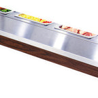 Thumbnail image #1 for Eagle Group TS-HT3 Solid Stainless Steel Tray Shelf, 48"W x 10"D, Stationary Brackets