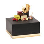 Thumbnail image #1 for Cal-Mil Monaco 22127-6-116 Square Buffet Riser, Black Sheet Metal, 14"W x 14"D x 6"H
