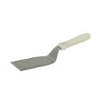 Thumbnail image #1 for Thunder Group SLHT064P Solid Hamburger Turner, 5-1/4" x 3" Stainless Steel Blade, 12" Overall, Flexible Plastic Handle Case of 120