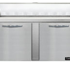 Thumbnail image #1 for Continental Refrigerator Designer Line D60N16 60-Inch Two-Section Sandwich Prep Table, 2 Doors, 16-Pan, Stainless Steel, Front-Breathing