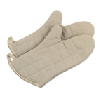 Thumbnail image #1 for Browne USA Foodservice 541324 24" Cotton Canvas Grill/Oven Mitt, Heat Rated to 400°F 1 Pair