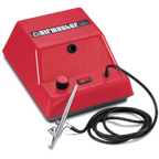 Thumbnail image #1 for JB Prince Kopycake P237 Airbrush with Adjustable Air Pressure, 0-30 PSI, 1/10 HP, Red