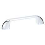 Thumbnail image #1 for AllPoints Foodservice Parts & Supplies 221365 Fryer/Griddle Pull Handle, 4-3/4 in Length, 4 in Mount Centers, Polished Chrome Die Cast Metal