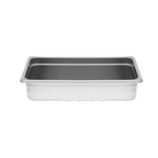 Thumbnail image #1 for Thunder Group STPA3004 Full-Size Solid Steam Table Pan, 4" Deep, 24 Gauge 18/8 Stainless Steel, Anti-Jam Case of 12