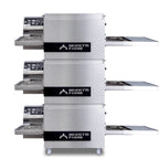 Thumbnail image #1 for AMPTO Moretti Forni T64EV3 Electric Ventless Conveyor Pizza Oven, Triple Deck, Floor Model, 48.5"W