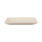Thumbnail image #2 for G.E.T. Greenovations - EGS ECO66SQ-PP 6" Square Melamine/Bamboo Plate, Rolled Edge, White Case of 6
