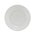 Thumbnail image #1 for Tuxton China Alaska & Colorado Accessories ALE-050 5-Inch Round Coupe Porcelain Demitasse Saucer Case of 3 Dozen