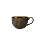 Thumbnail image #1 for Tuxton China Artisan Geode GGW-083 Porcelain Coffee Cup, 10-1/2 oz, Walnut, Non-Stackable Case of 2 Dozen