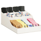 Thumbnail image #2 for Cal-Mil 1259-15 Plastic Coffee Condiment Organizer, 9 Compartments, 8"W x 12"D x 4"H